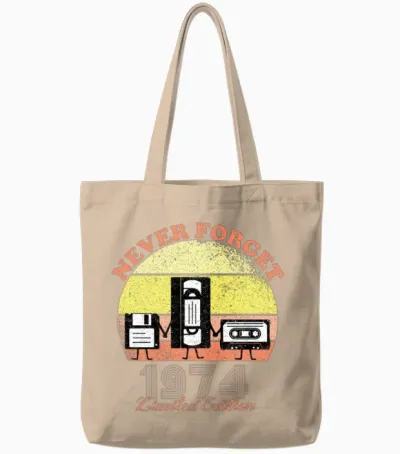 Never Forget 1974 Birthday - Limited Edition - Vin Tote Bags - Natural