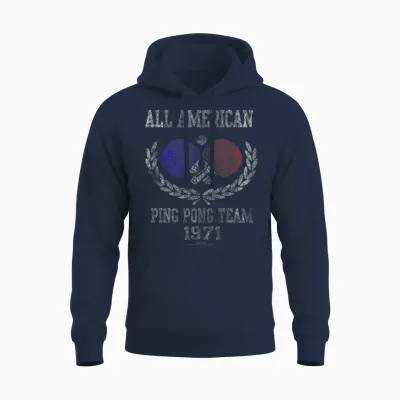 Forrest Gump Table Tennis Unisex Hoodie - Navy