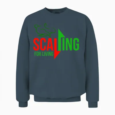 Scalping for Living Unisex Sweatshirt - Dark Heather