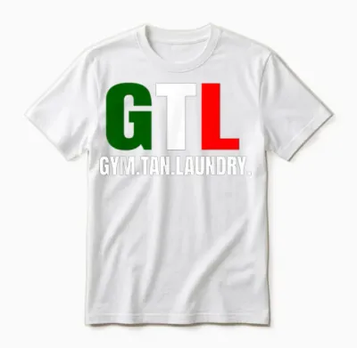 Gym Tan Laundry Gtl New Jersey Garden Nj Shore Italian Unisex T-Shirt - White