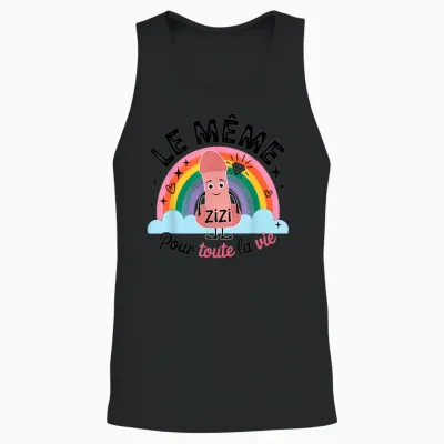 The Same Zizi for All Life T Shirt Evjf Funeral Life Unisex Tank Top - Black