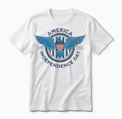 American Independence Day Unisex T-Shirt - White