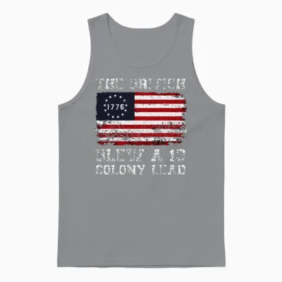 The British Blew a 13 Colony Lead Betsy Ross Unisex Tank Top - Sport Grey