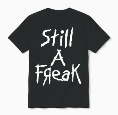 Korn Still a Freak T-Shirt, Black, S Unisex T-Shirt - Black