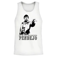 Charles Bronson as Jesus the Big Lebowski Unisex Tank Top - White – 2