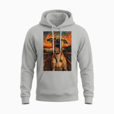 Dog Unisex Hoodie - Ash