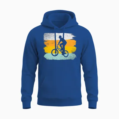 Bmx Retro Unisex Hoodie - Royal