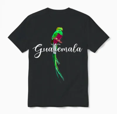 Quetzal, Cadeau Guatemala T-Shirt Haut De Gamme Unisex T-Shirt - Black