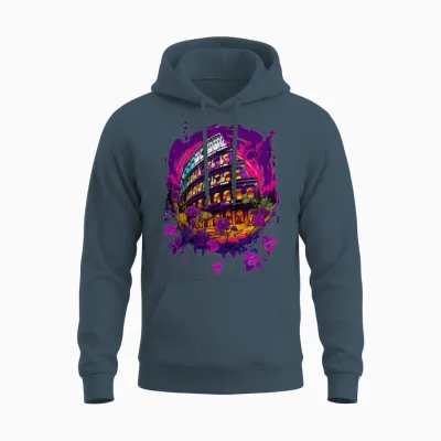 Roma Italy Colosseum T-Shirt – Celebrate Timeless Unisex Hoodie - Dark Heather