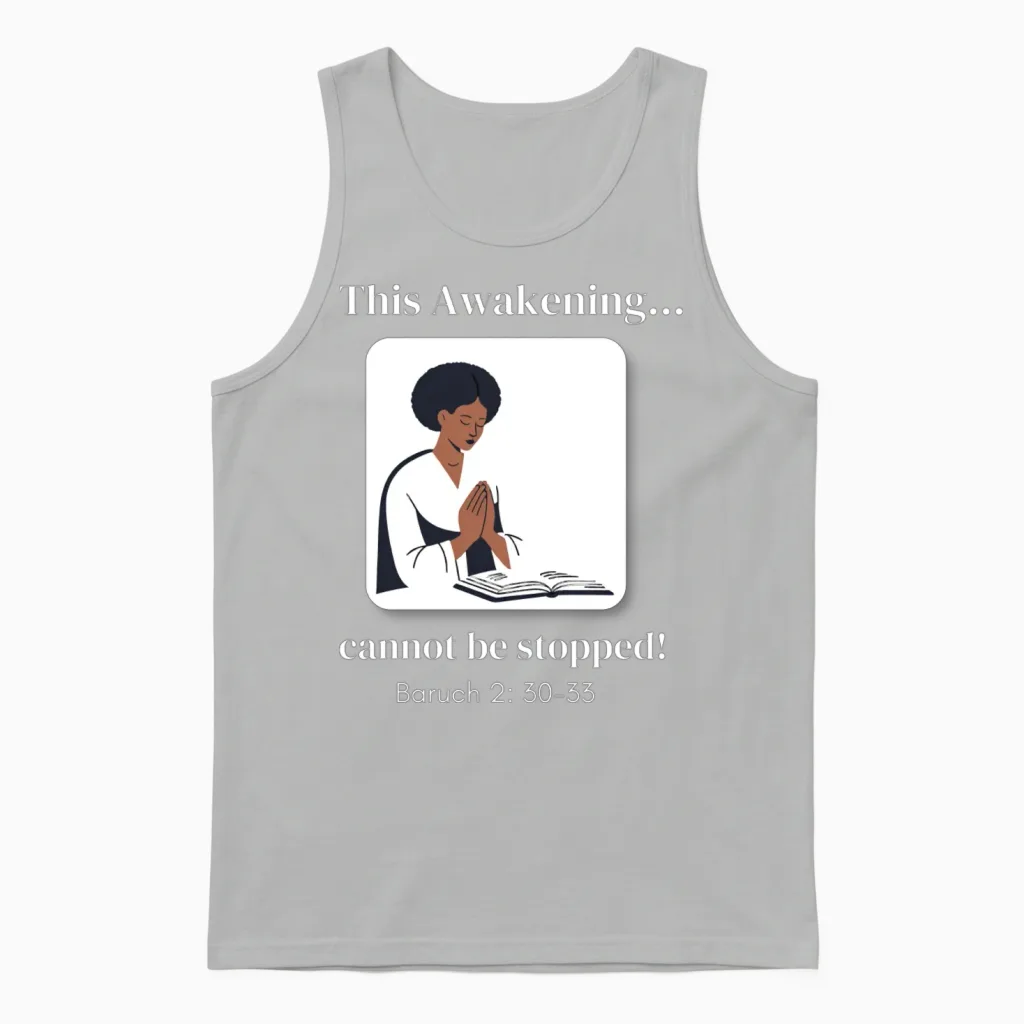 This Awakening Hebrew Israelite Women's Design Unisex Tank Top in Ash
