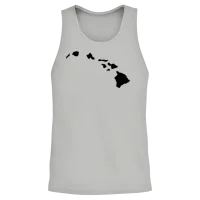 Hawaii Island Chain Unisex Tank Top - Ash – 2