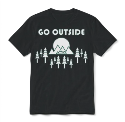 Take a Hike, Hiking Lover, Adventure, Nature. Unisex T-Shirt - Black