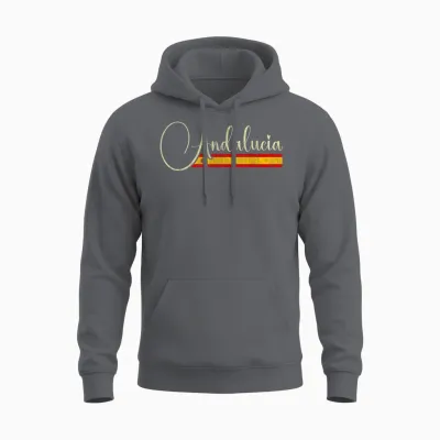 Andalucía España - Andalusia Spain Script Unisex Hoodie - Charcoal