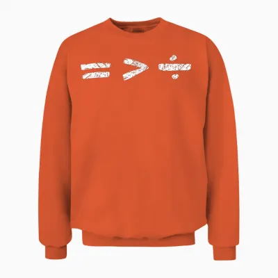 Equality Is Better Than Division Equal Rights Math Symbol Unisex Sweatshirt - Orange