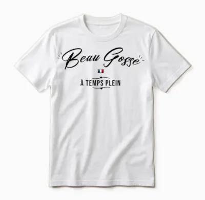 Man Handsome Kid Phrase Quote Funny Humour Gift Man Unisex T-Shirt - White