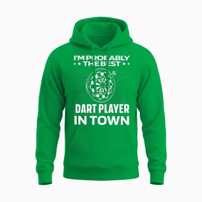 Darting Darts Funny Unisex Hoodie - Irish Green