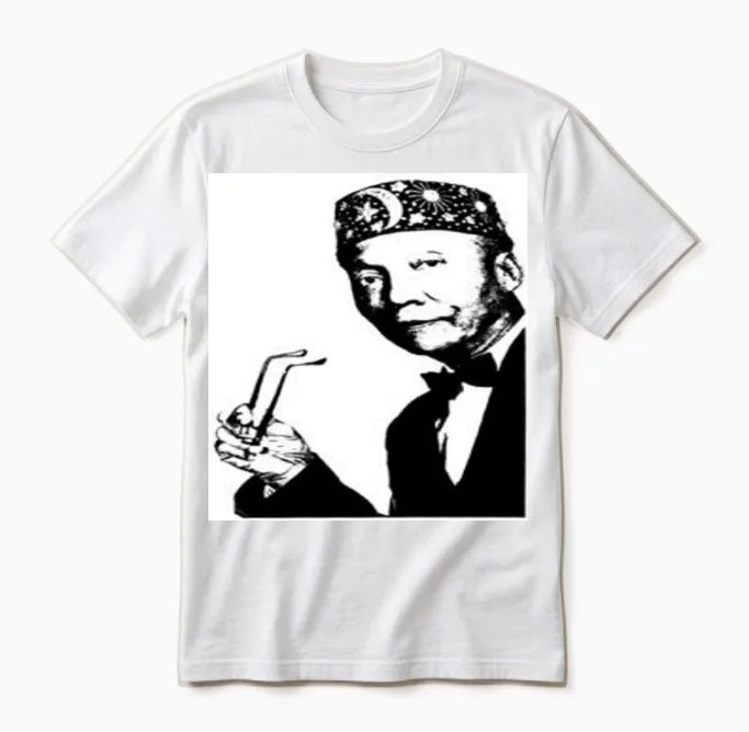 Elijah Muhammad (silhouette) Unisex T-Shirt in White