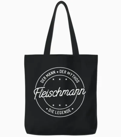 Fleischmann Der Mann Der Mythos Die Legende Tote Bags - Black