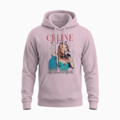 Official Celine Dion My Heart Will Go On Unisex Hoodie - Light Pink