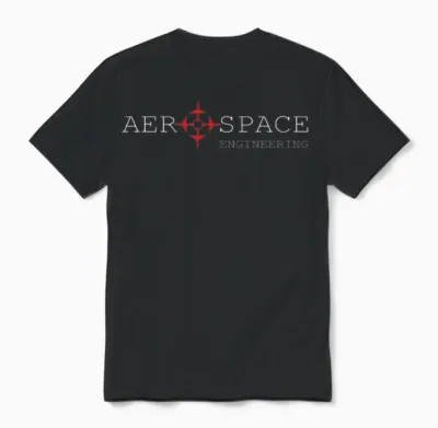 Aerospace Engineering Aircraft Mechanic Unisex T-Shirt - Black