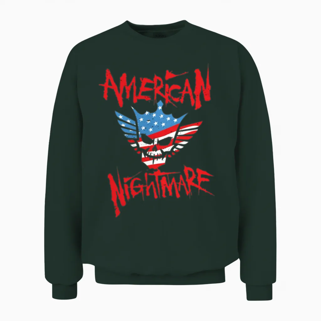 Cody Rhodes American Nightmare Logo Unisex Sweatshirt in Forest