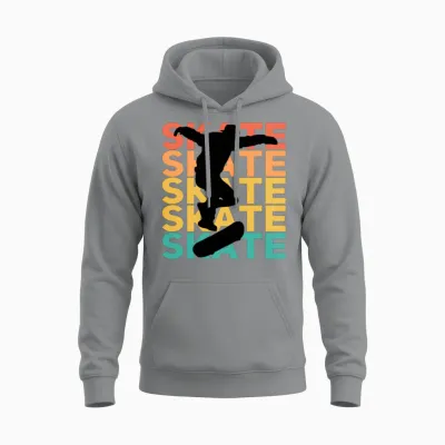 Skate Unisex Hoodie - Sport Grey