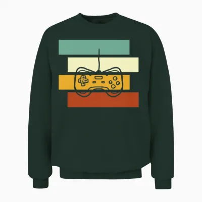 Gaming Retro Unisex Sweatshirt - Forest