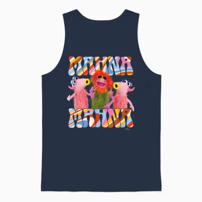 The Muppets - Mahna Mahna Unisex Tank Top - Navy