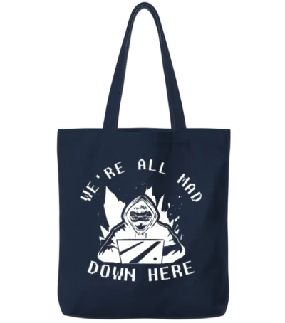 Programmer Coder Funny Programming Coding Tote Bags - Navy