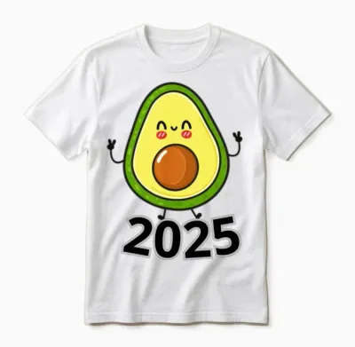 2025 Avocado Unisex T-Shirt - White