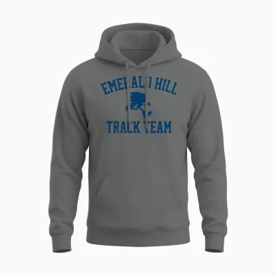 Emerald Hill Track Team Unisex Hoodie - Graphite Heather