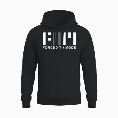 Forced to Mode T-Shirt, Black Unisex Hoodie - Black