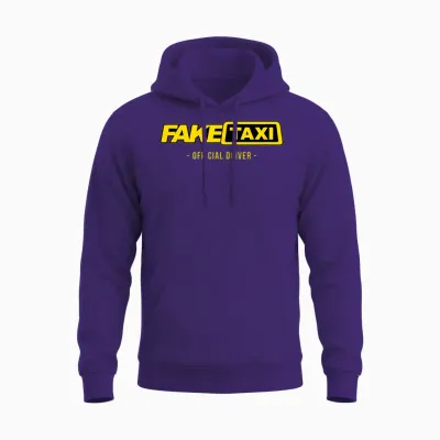 Fake Taxi - Ich Bin Der Offizielle Fake-Taxifahrer - Goliardic Unisex Hoodie - Purple