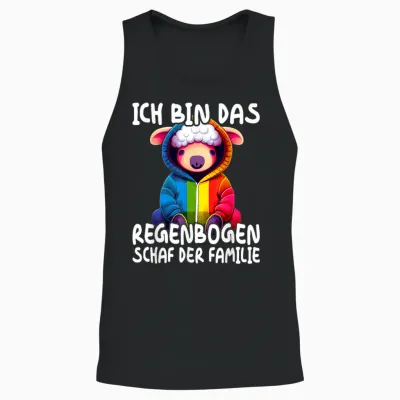 Lgbt Regenbogen Schaf Gay Csd Bisexual Pride Lgbtq Unisex Tank Top - Black