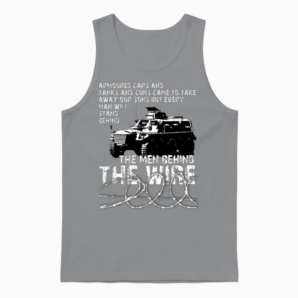 Internment Without Trial Ireland 1971 Unisex Tank Top in Sport Grey