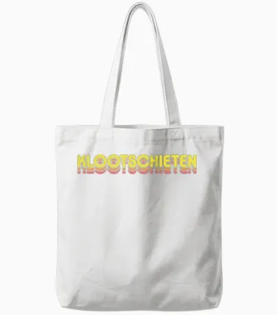 Retro Klootschieten Tote Bags - White