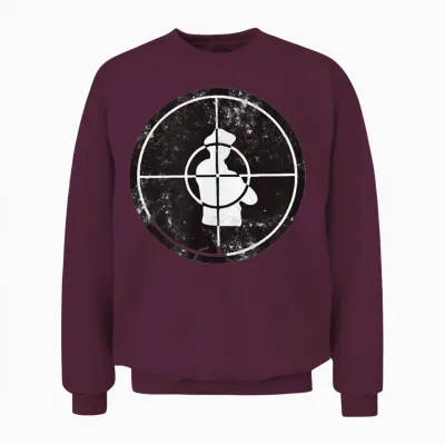 Funny Central Intelligence Geek Graphic Unisex Sweatshirt - Maroon