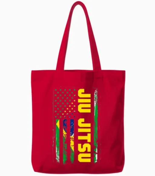 Jiu Jitsu Boxing & Mma Tote Bags in Red