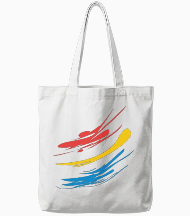 The Mark of Power Tote Bags in White