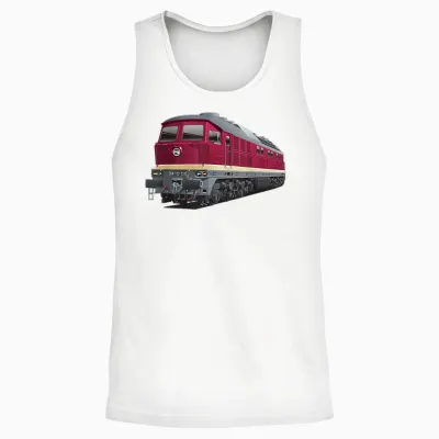 Ludmilla Model Railway Diesel Locomotive Br 132 Br 232 Unisex Tank Top - White