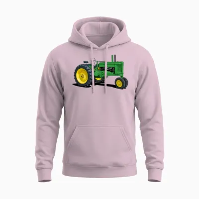 Old John Deere Classic Unisex Hoodie - Light Pink