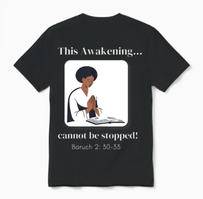 This Awakening Hebrew Israelite Women's Design Unisex T-Shirt - Black
