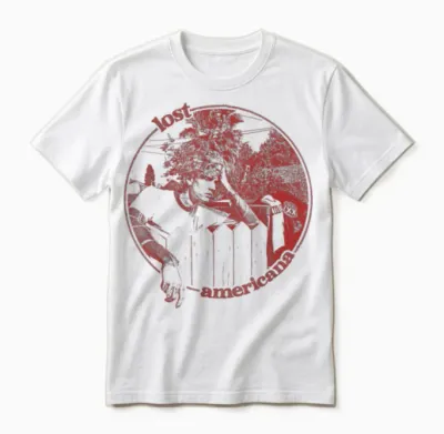 Official Mgk Lost Americana Unisex T-Shirt - White