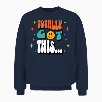 Retro Totally Got This... Unisex Sweatshirt - Navy