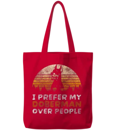 Guard Dog Service Dog Trainer Tote Bags - Red