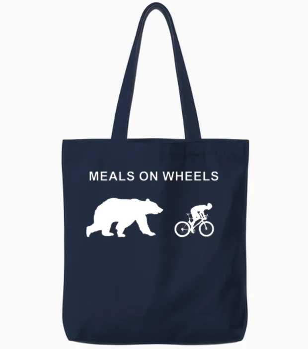 Meals on Wheels Tote Bags in Navy