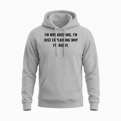 Funny Quote . Unisex Hoodie - Ash