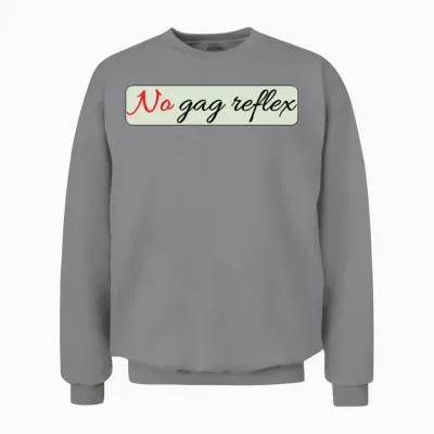 No Gag Reflex Unisex Sweatshirt - Sport Grey