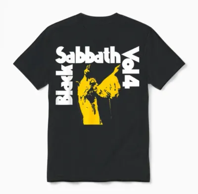 Black Sabbath Vol 4 Unisex T-Shirt - Black