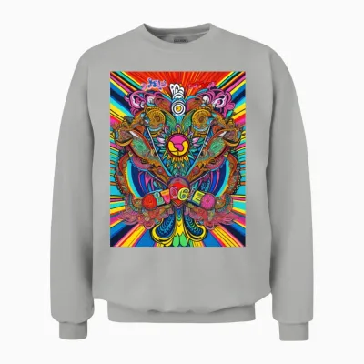 Retro 60s Unisex Sweatshirt - Ash